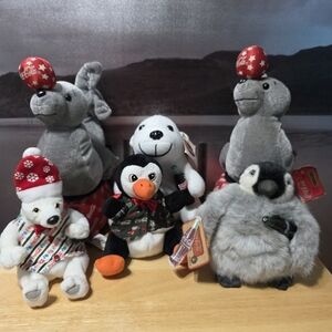 Coca-Cola Holiday Plush Toy Set